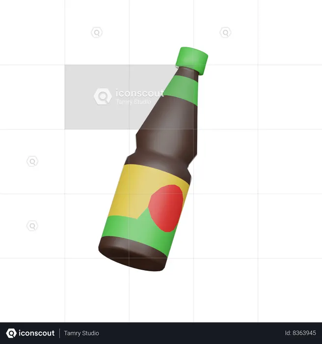 Soy sauce  3D Icon