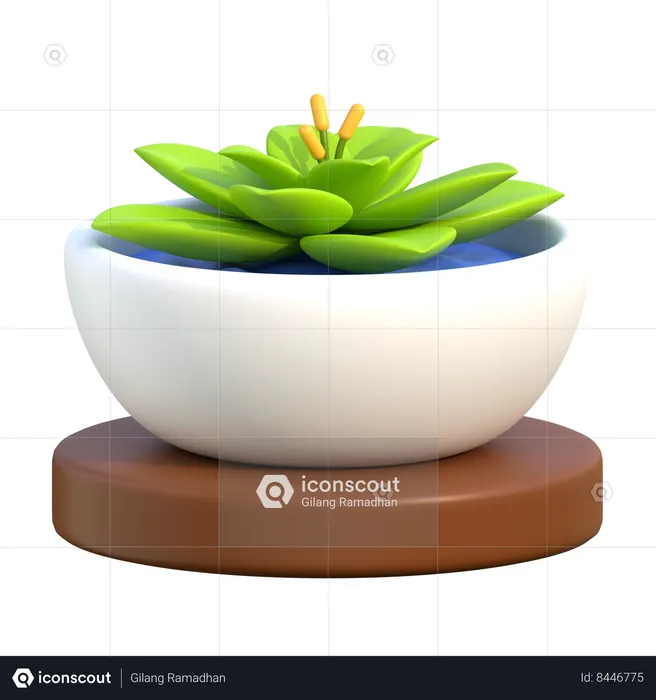 Spa de flores  3D Icon