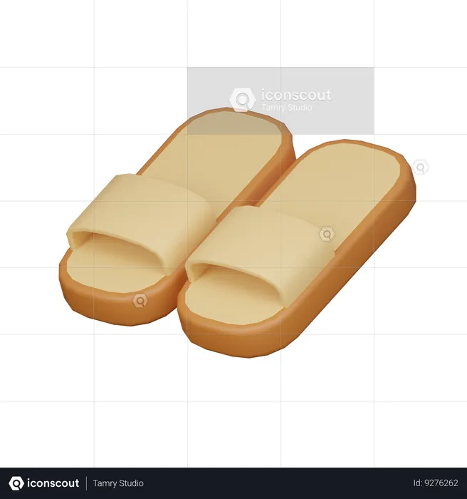 Spa Sandals  3D Icon