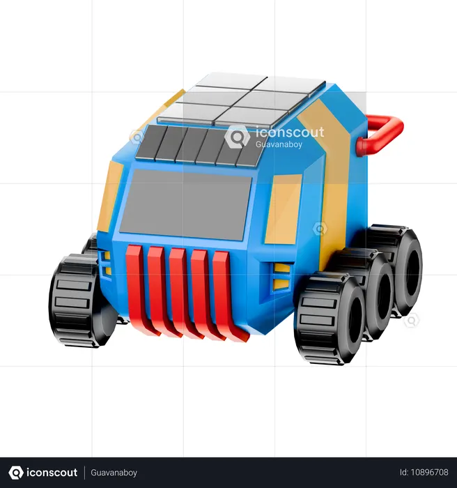 宇宙バス  3D Icon
