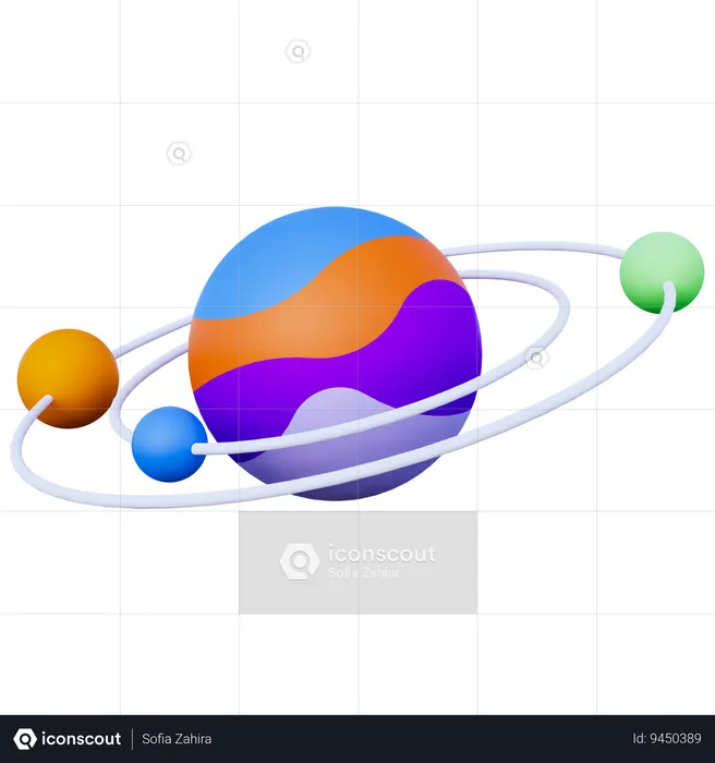 Space Galaxy  3D Icon