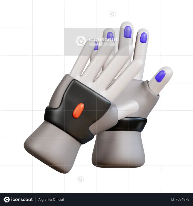 Space Gloves  3D Icon