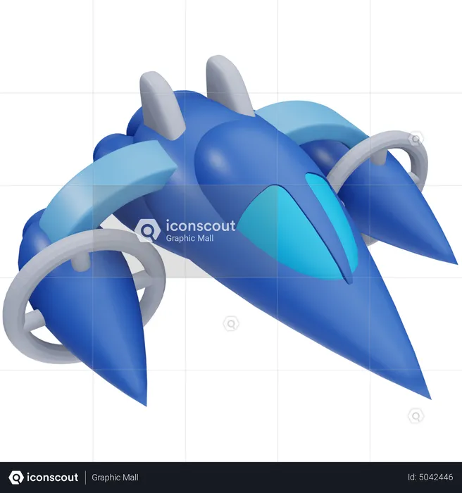 Space Interceptor  3D Icon