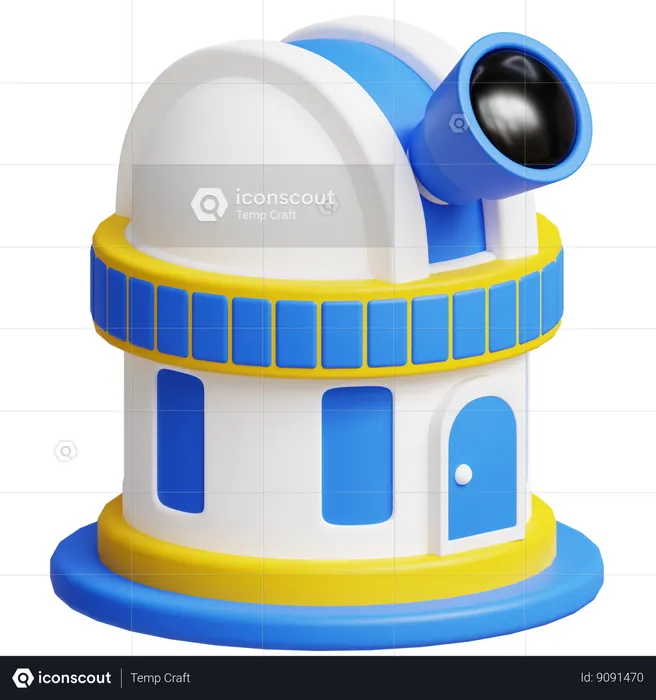 Space Observatory  3D Icon