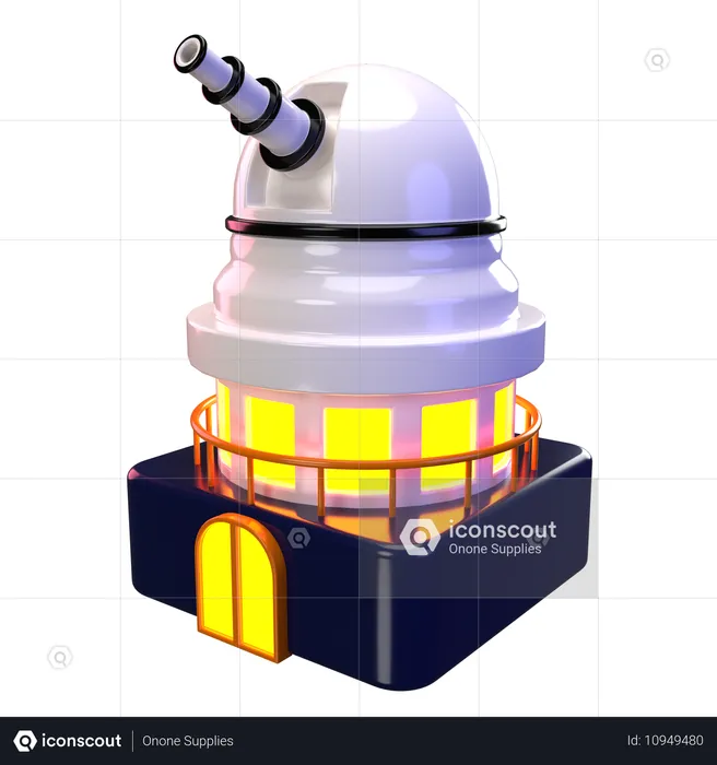 宇宙観測所  3D Icon