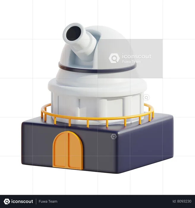 Space Observatory  3D Icon