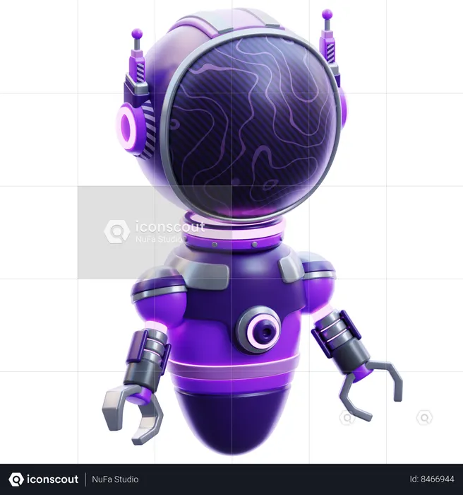 Space Robot  3D Icon