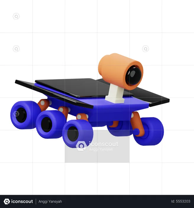 Space Rover  3D Icon