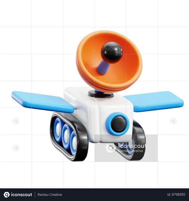 Space Rover  3D Icon