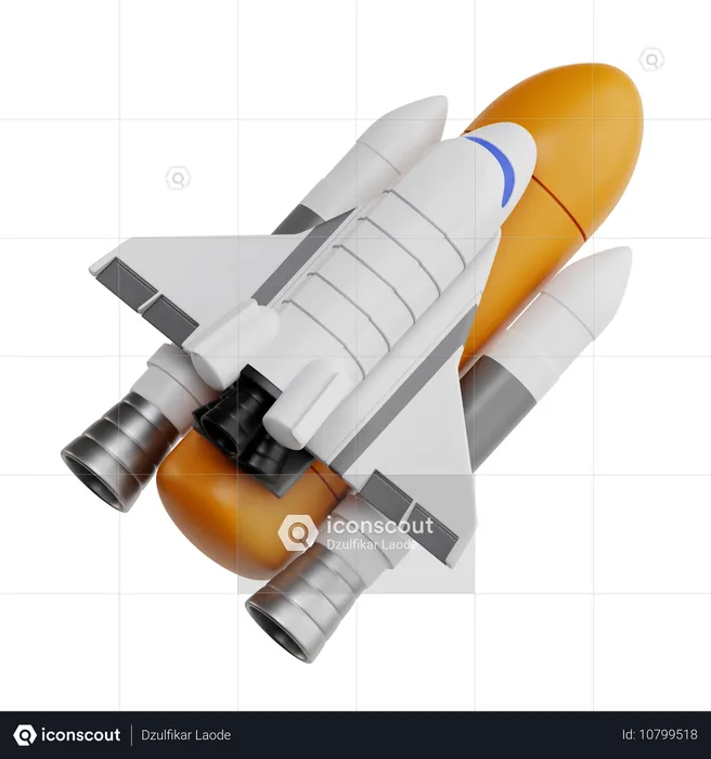 Space Shuttle  3D Icon