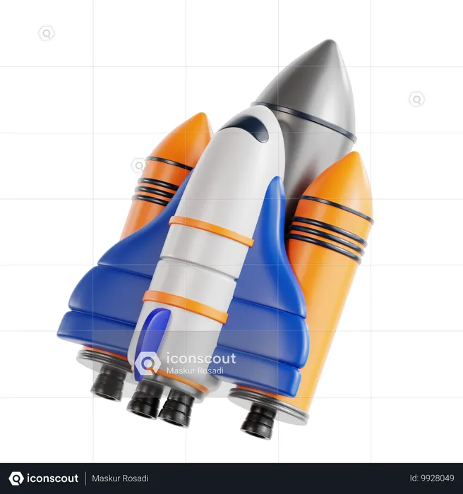 Space Shuttle  3D Icon