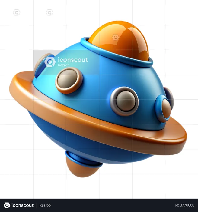 Spacecraft  3D Icon