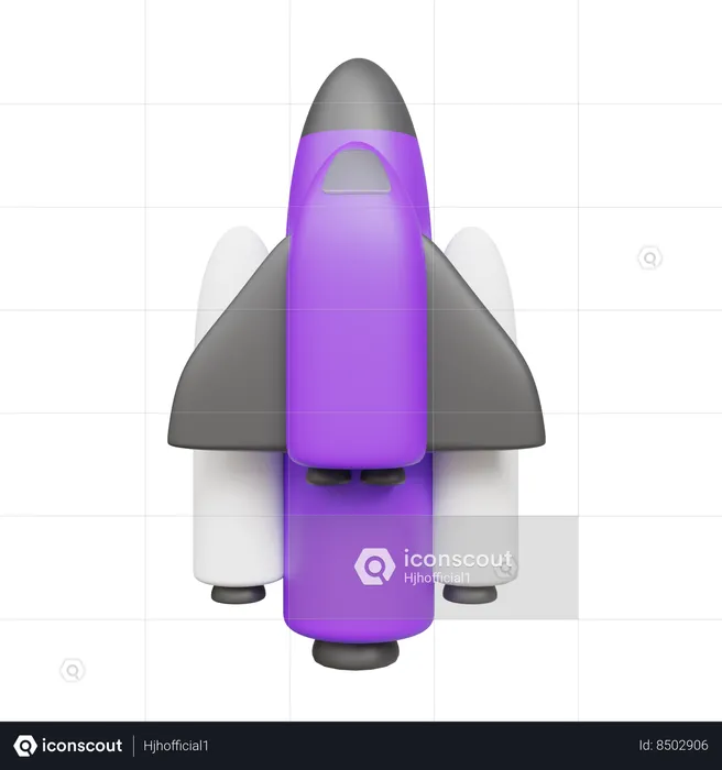 Spaceship  3D Icon