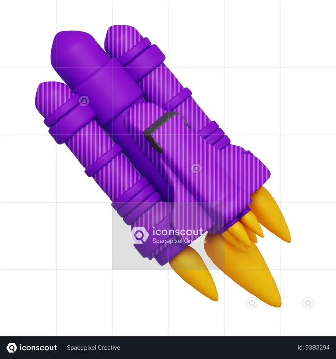 Spaceship  3D Icon