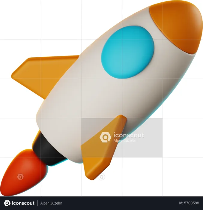 Spaceship  3D Icon