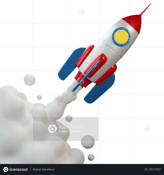 Spaceship  3D Illustration