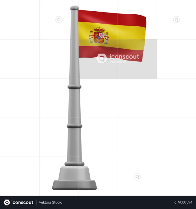 Spain flag  3D Icon