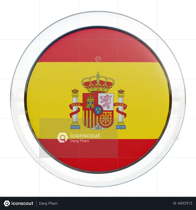 Spain Flag Flag 3D Flag