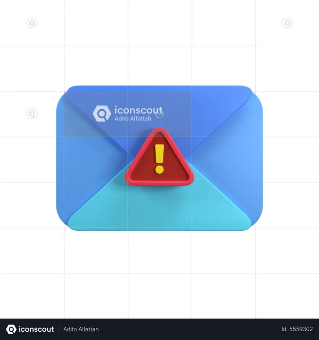 Spam Email  3D Icon
