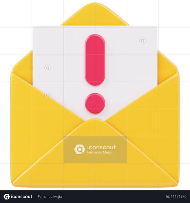 E-mail spam  3D Icon