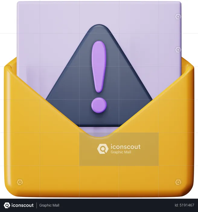 Spam-Mails  3D Icon