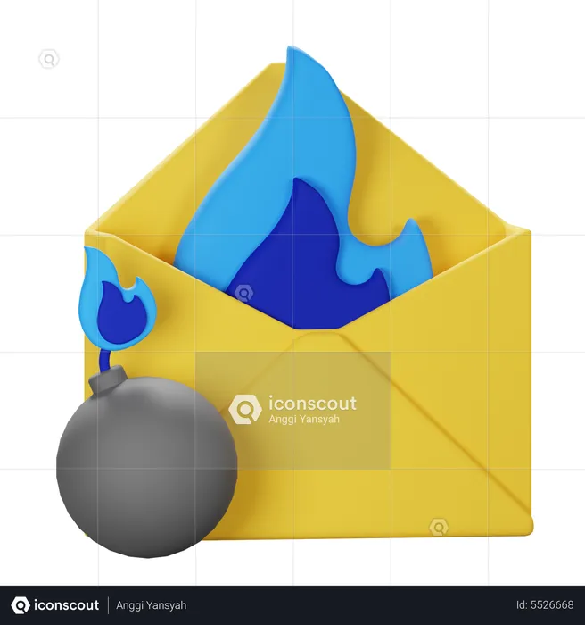 Spam Mail  3D Icon