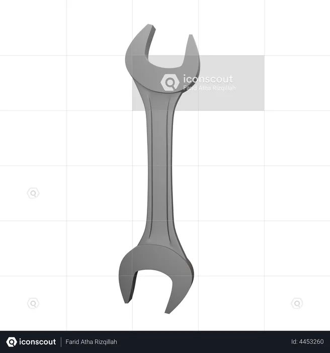 Spanner  3D Illustration