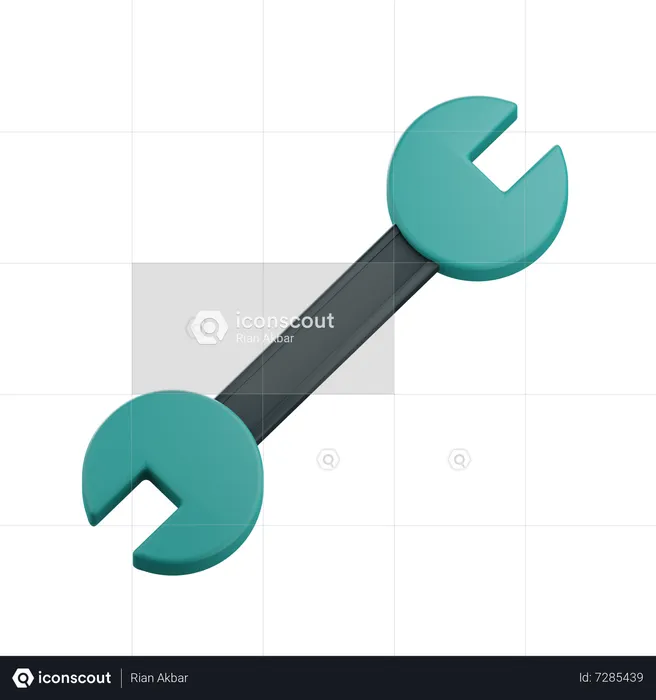 Spanner  3D Icon