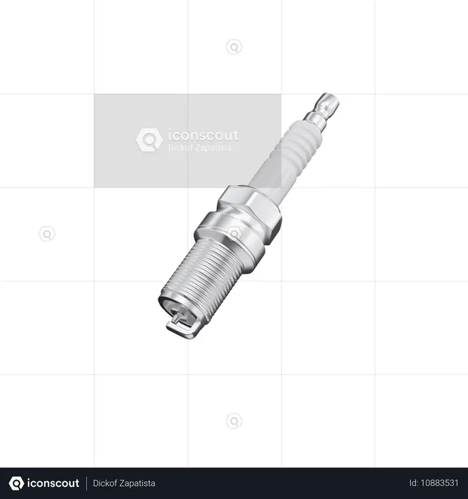 Spark Plug  3D Icon