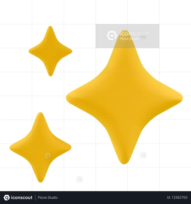 Sparkle Vibes  3D Icon