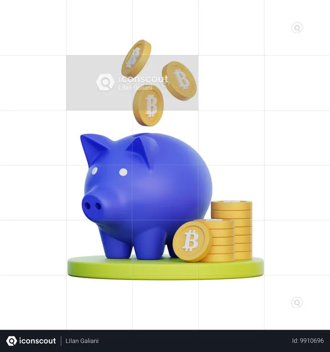 Sparschwein  3D Icon