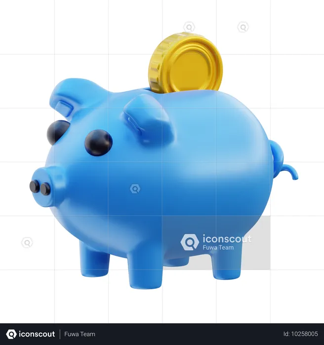 Sparschwein  3D Icon