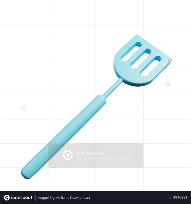 Spatula  3D Illustration