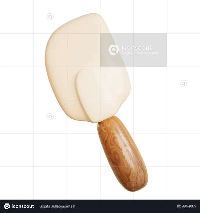 Spatule en silicone  3D Icon