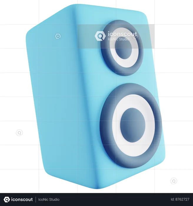 Speaker  3D Icon