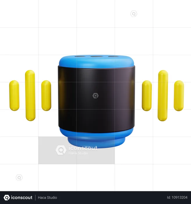 Speaker  3D Icon