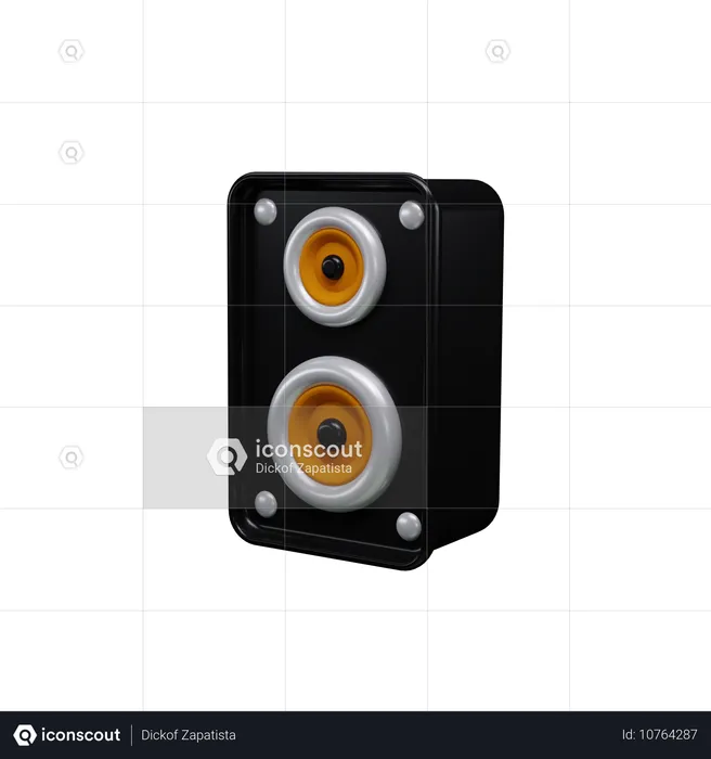 Speaker  3D Icon