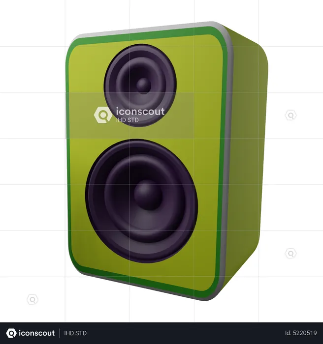 Speaker  3D Icon