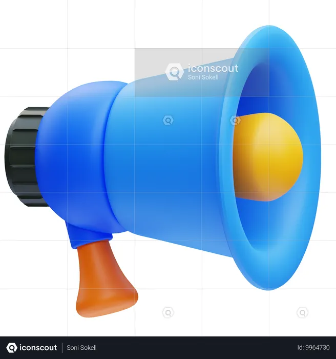 Speaker  3D Icon