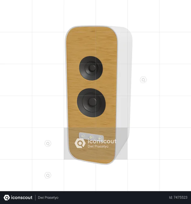 Speaker  3D Icon