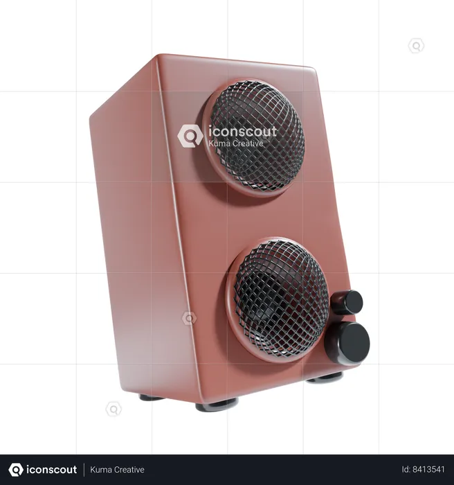 Speaker  3D Icon