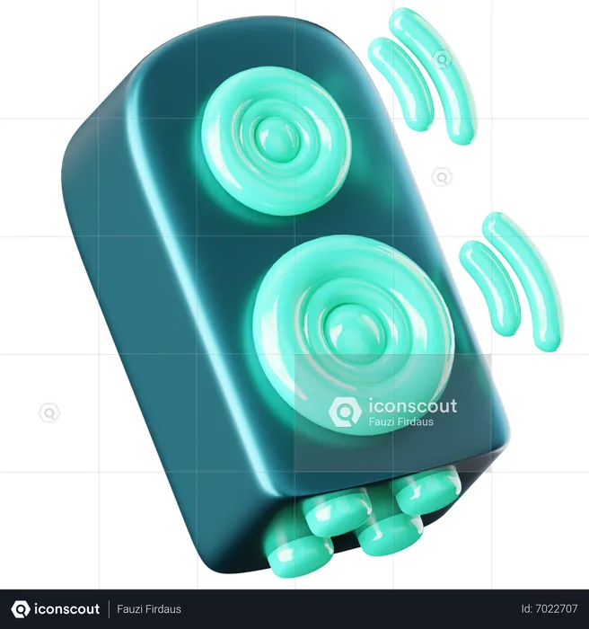 Speaker  3D Icon