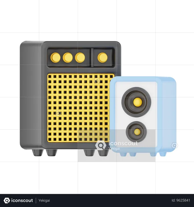 Speaker  3D Icon