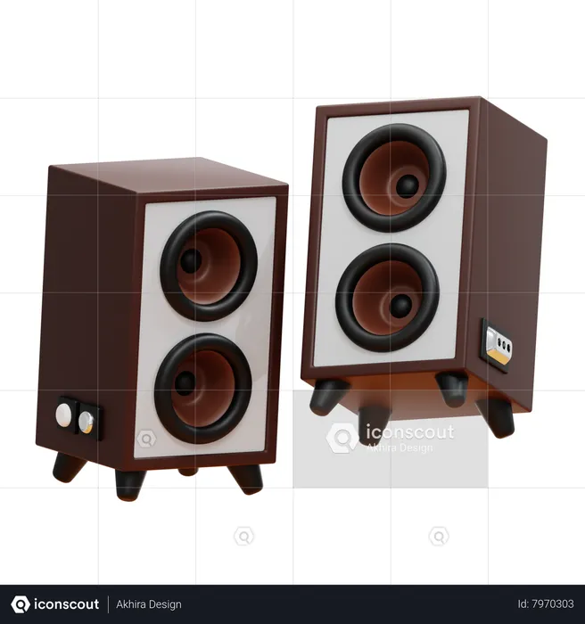 Speaker  3D Icon