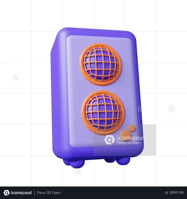 Speaker  3D Illustration