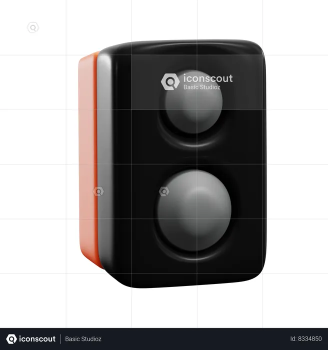 Speaker Sound  3D Icon