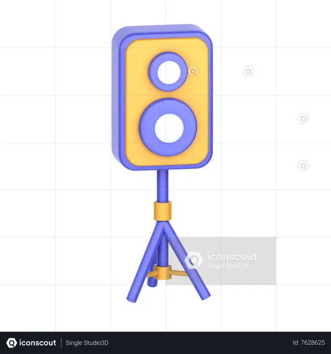 Speaker Stand  3D Icon