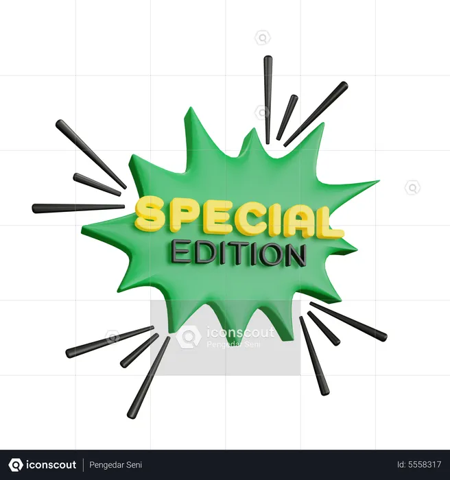 Special Edition Sticker  3D Icon