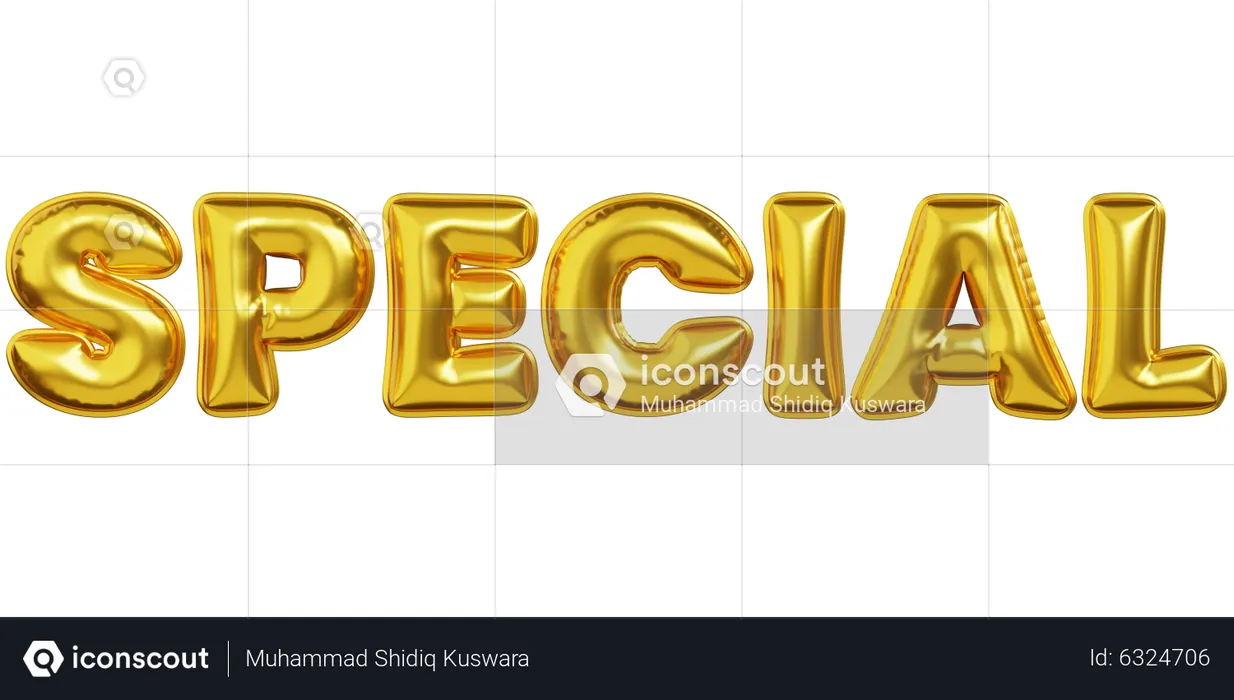 Special Label  3D Icon