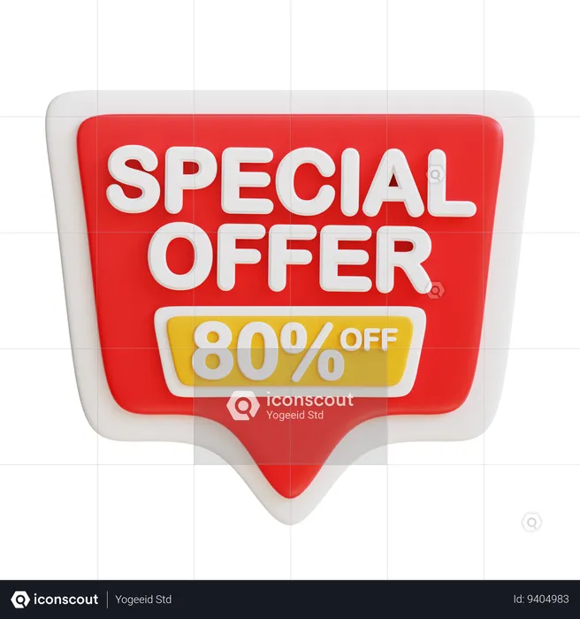 Special Offer 80  3D Icon